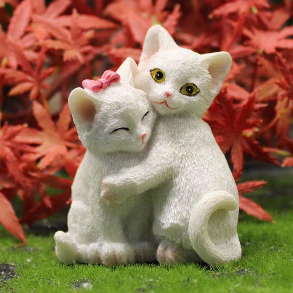 Art Craft Cat - Resin Crafts Cute Cat Desktop Decorations