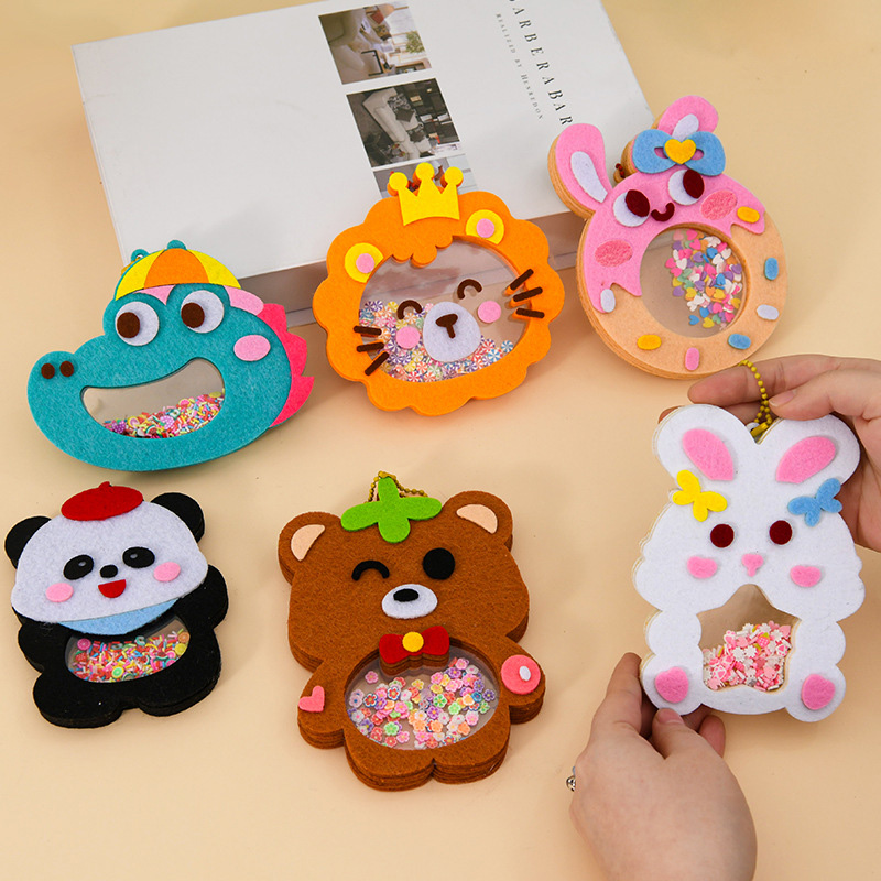 Art Craft For 3 Year Old - DIY Animal Shake Pendant Art Craft