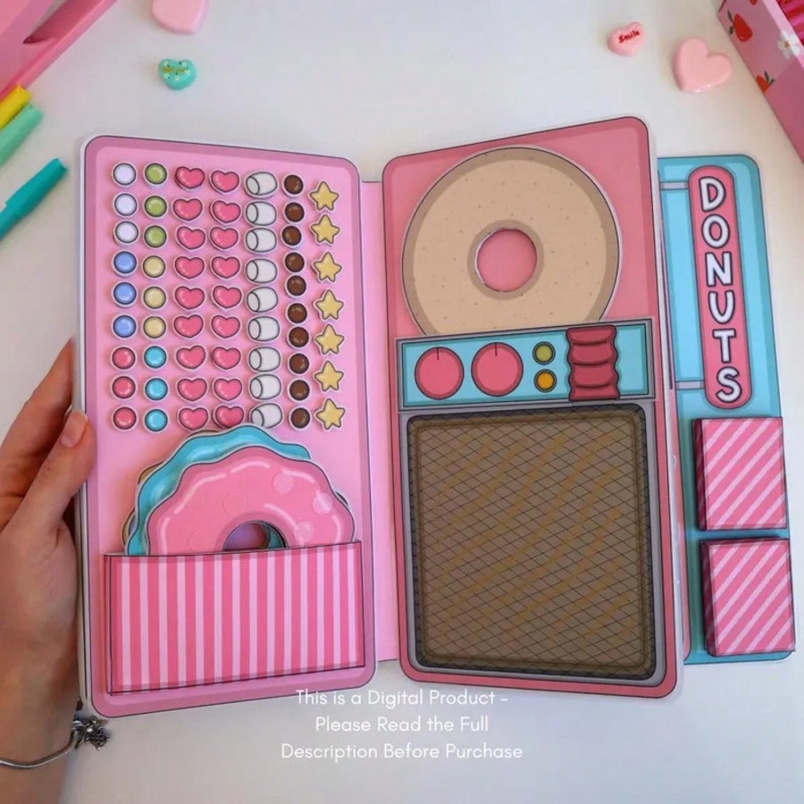 Donut Shop Pretend Play Kit, D - Art Craft For 3 Year Old 评论和价格