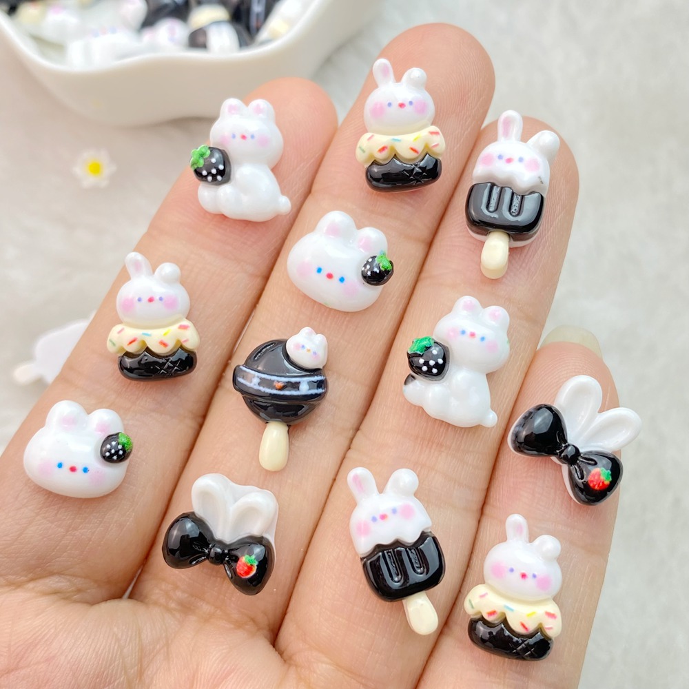 20Pcs Mixed Nail Art Resin Car - Art Craft Rabbit 评论和价格