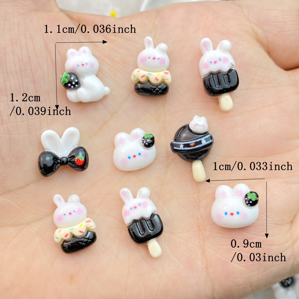 20Pcs Mixed Nail Art Resin Car - Art Craft Rabbit 评论和价格