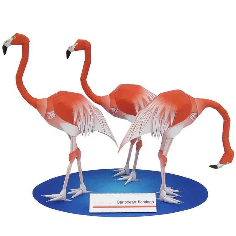 Caribbean Flamingo Folding Thr - Art Craft Cardboard 评论和价格