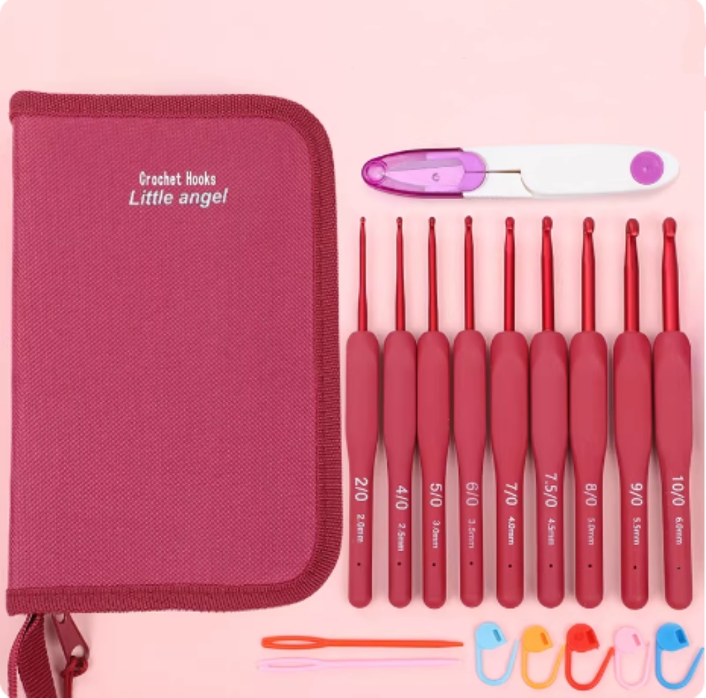 Soft Handle Crochet Hook Knitt - Crochet Hook Set 评论和价格