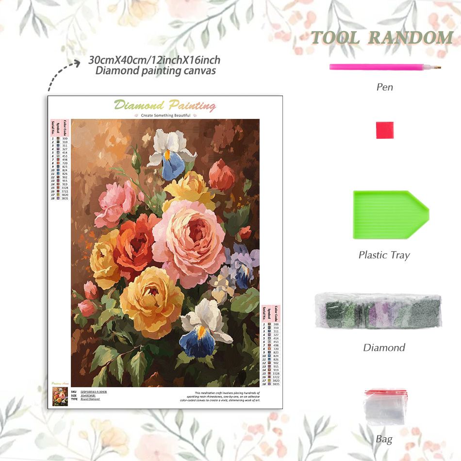 CHENISTORY Flower 5d Diamond P - Art Craft Idea 评论和价格