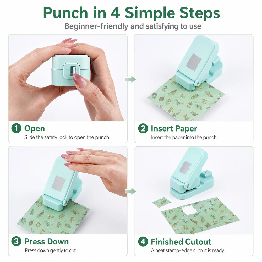 Postage Stamp Edge Paper Punch - Art Craft Market 评论和价格