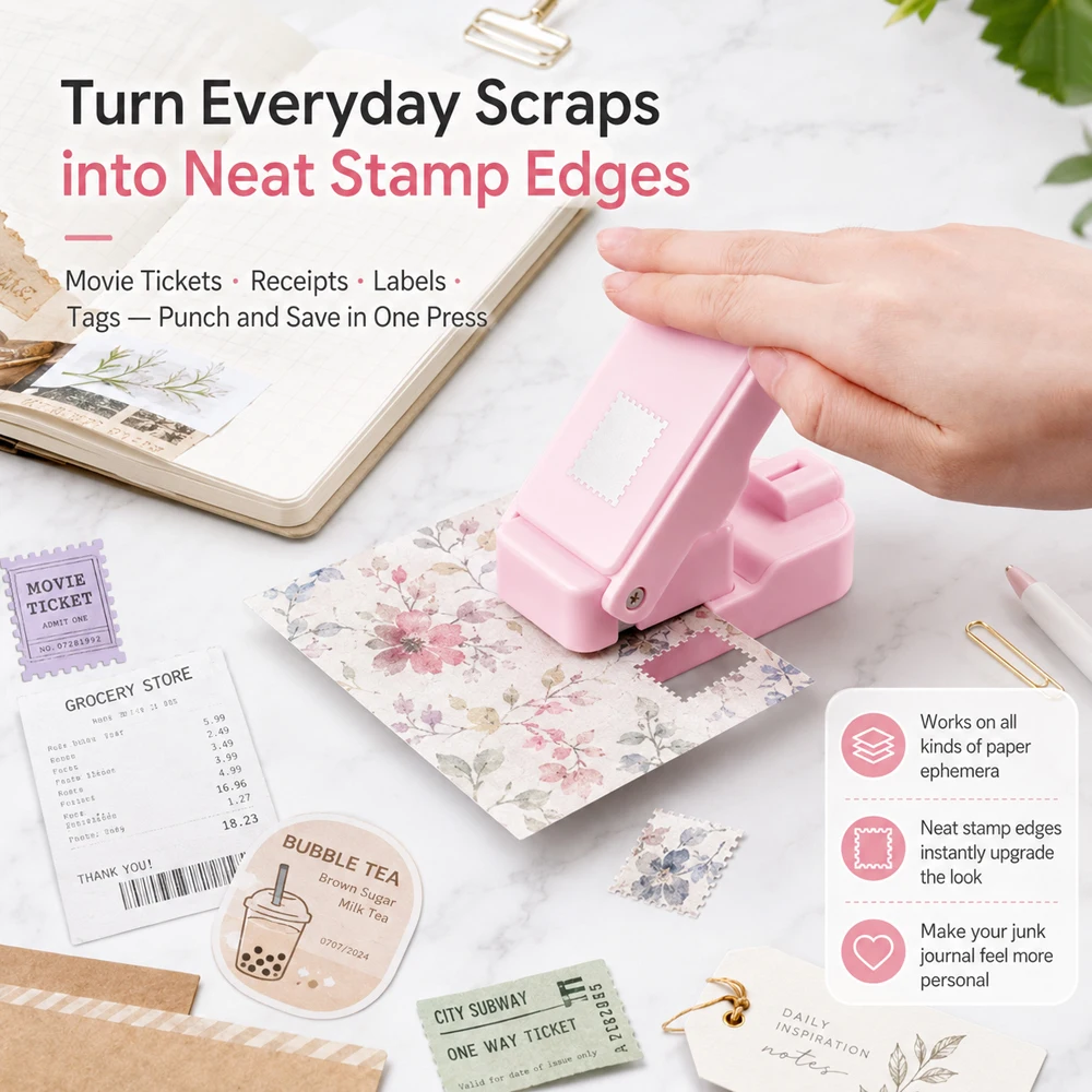 Postage Stamp Edge Paper Punch - Art Craft Market 评论和价格