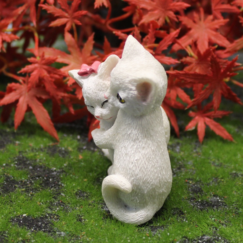 Resin Crafts Cute Cat Desktop  - Art Craft Cat 评论和价格