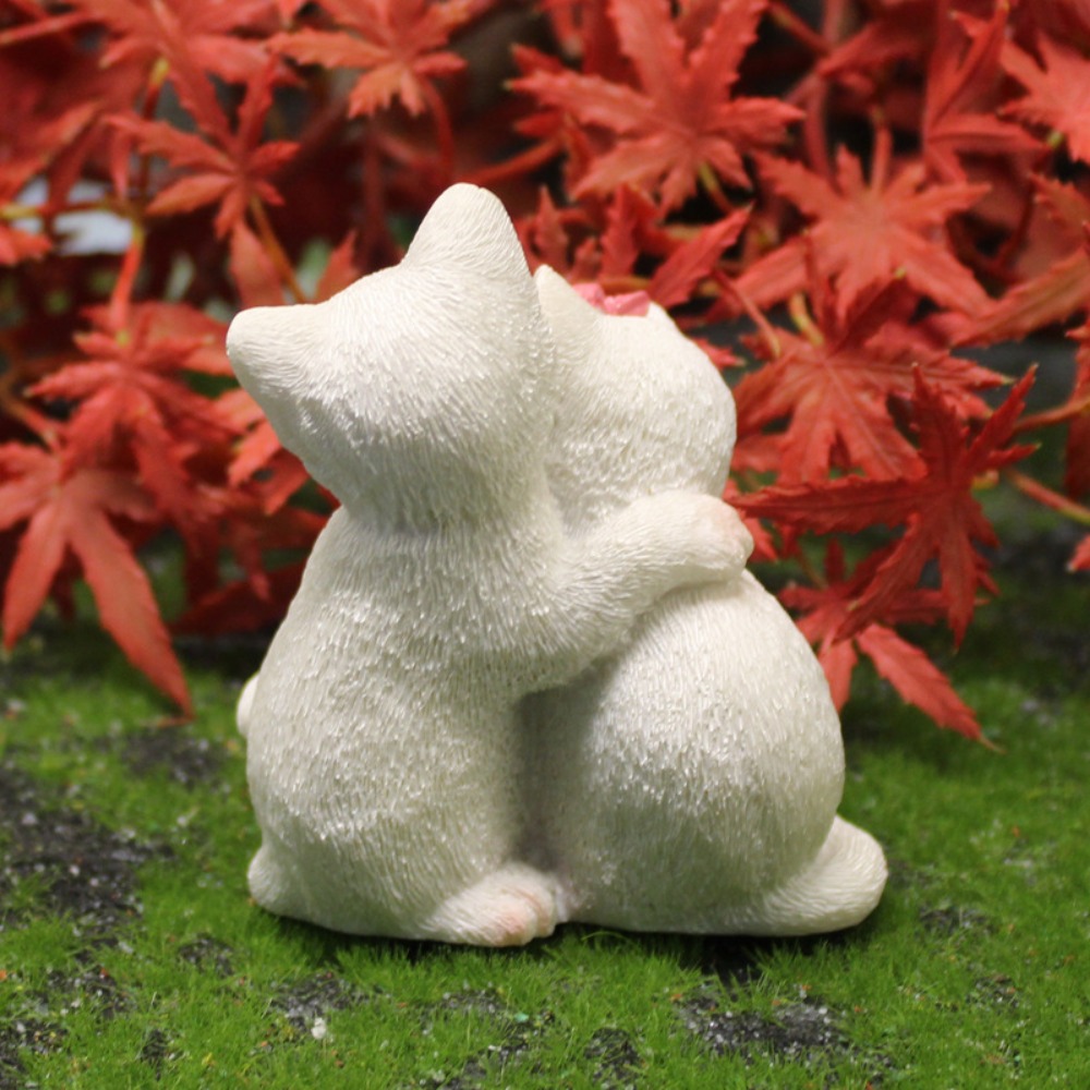 Resin Crafts Cute Cat Desktop  - Art Craft Cat 评论和价格