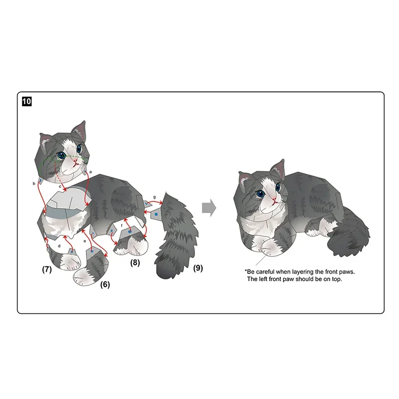 Norwegian Forest Cat Folding H - Art Craft Cat 评论和价格