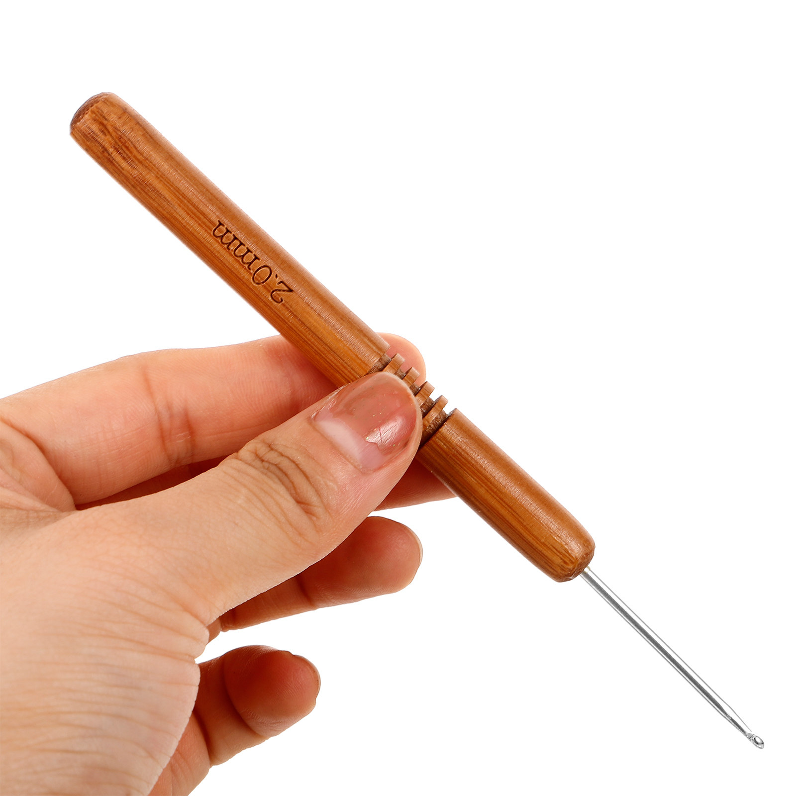 9Pcs Crochet Hook Set Bamboo H - Crochet Hook Set 评论和价格