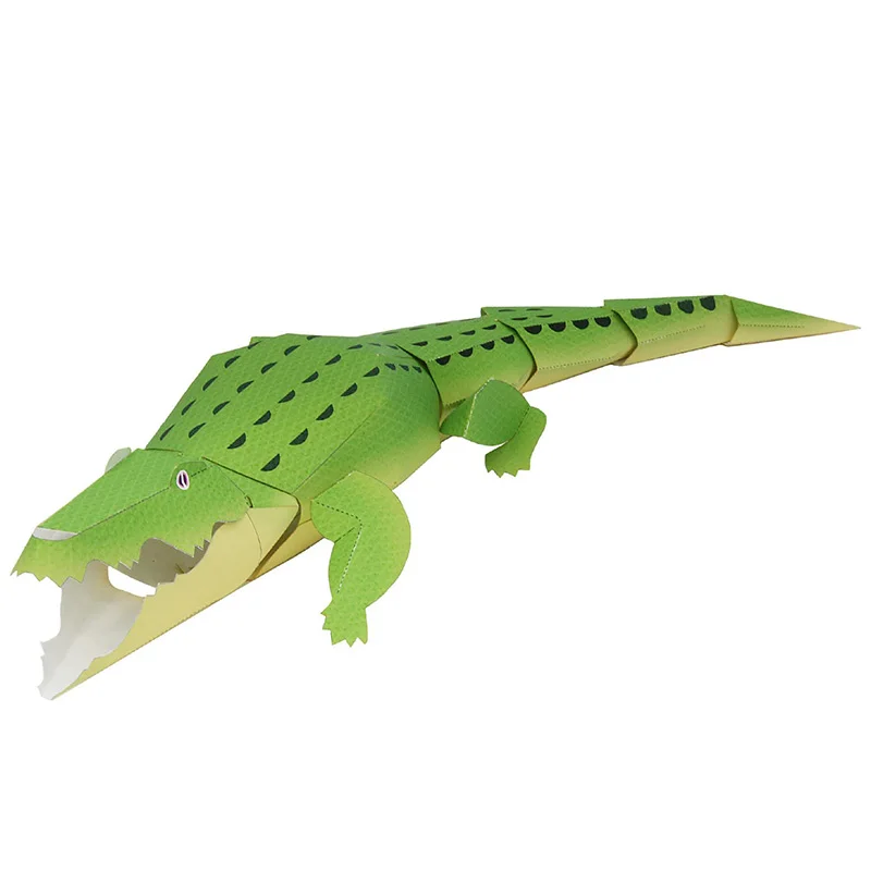 Crocodile Folding Origami Art  - Art Craft Cardboard 评论和价格