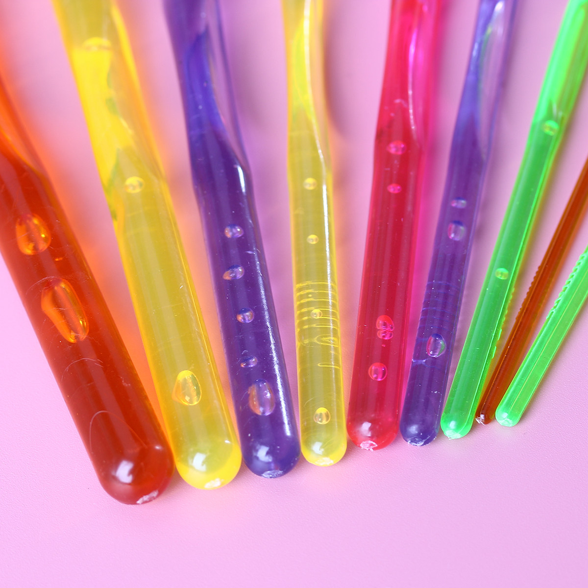 9Pcs Colorful Crochet Hooks Pl - Crochet Hook Set 评论和价格