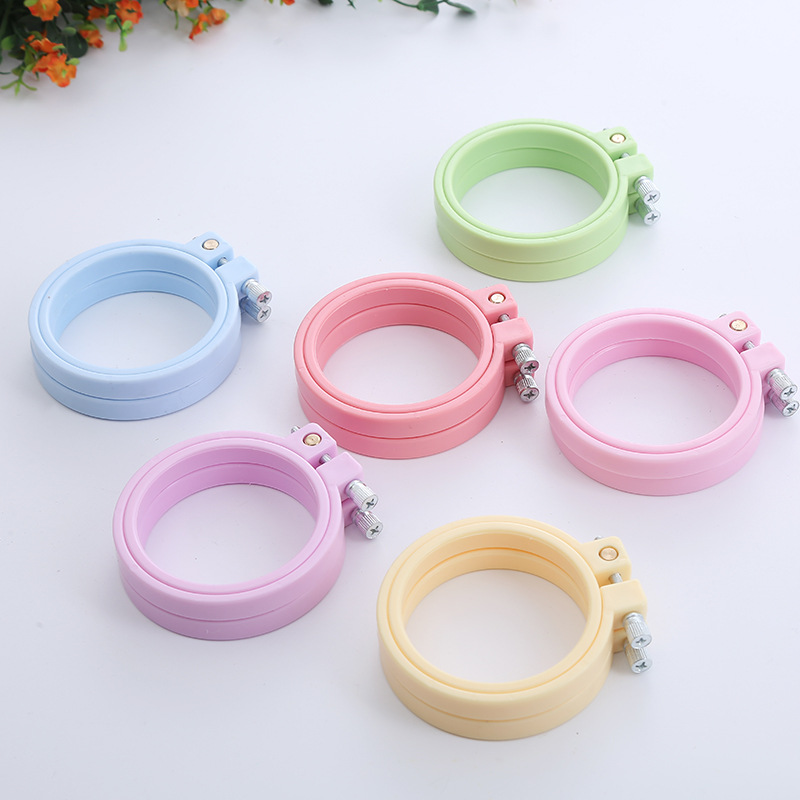 DIY ABS Plastic Embroidery Hoo - Embroidery Hoop Kit 评论和价格