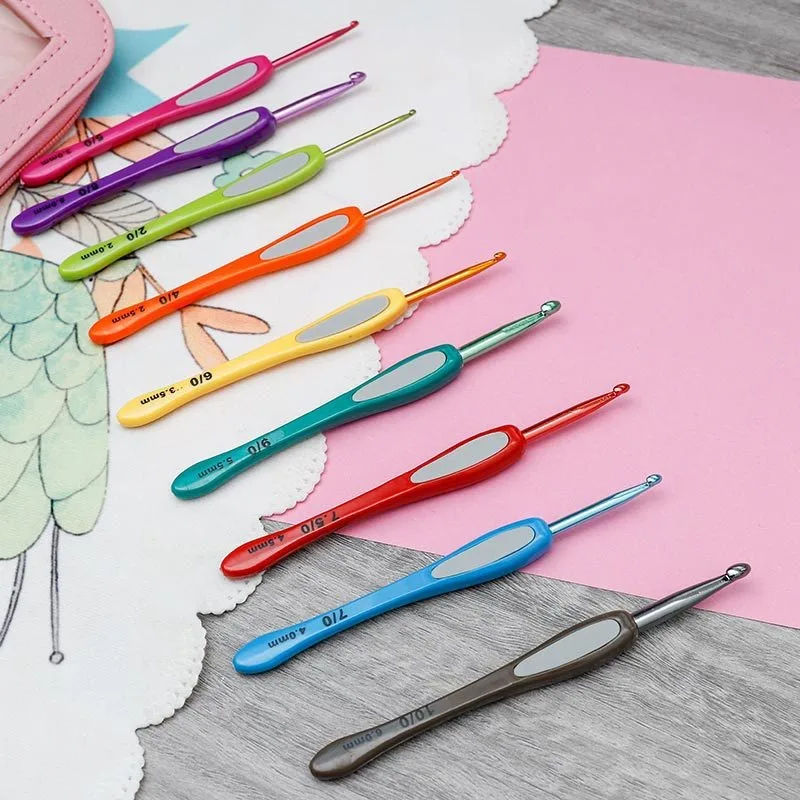 Color Soft Handle Crochet Tool - Crochet Hook Set 评论和价格