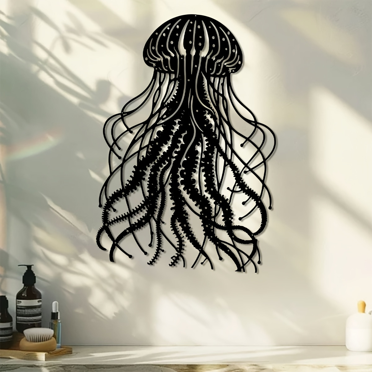 CIFBUY Metal Wall Art Jellyfis - Art Craft Jellyfish 评论和价格
