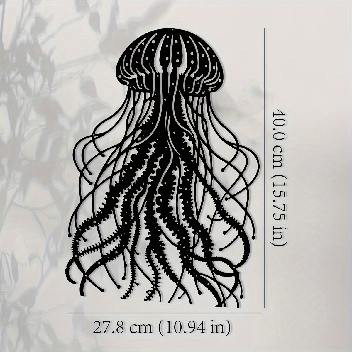 CIFBUY Metal Wall Art Jellyfis - Art Craft Jellyfish 评论和价格