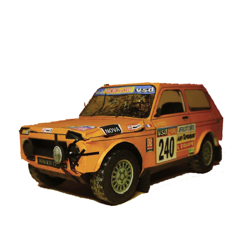 LADA NIVA 1985 1:32 Dakar Rall - Art Craft Cardboard 评论和价格
