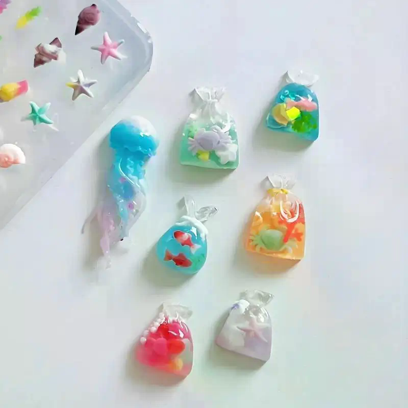3D Ocean Series Silicone Jelly - Art Craft Jellyfish 评论和价格