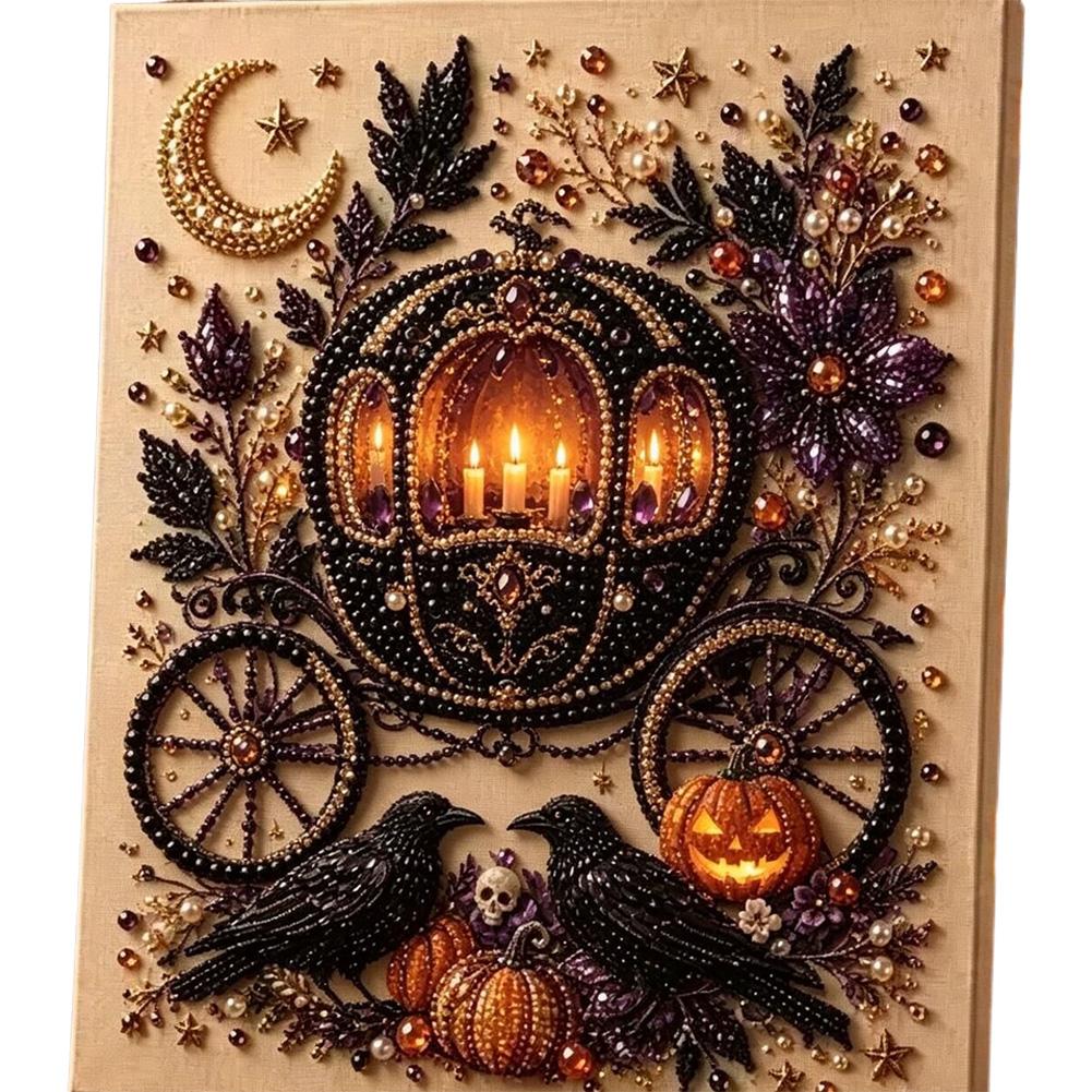 Halloween Ghost & Pumpkin 3D P - Art Craft Cat 评论和价格