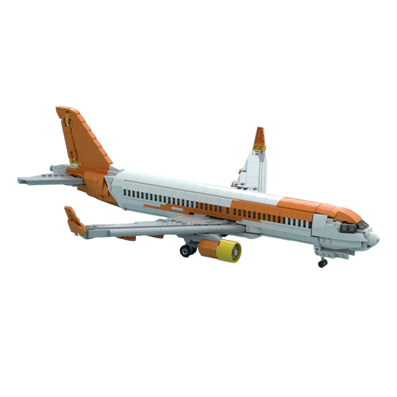 1100pcs MOC Easy Jet Airbuss A - Art Craft Idea 评论和价格