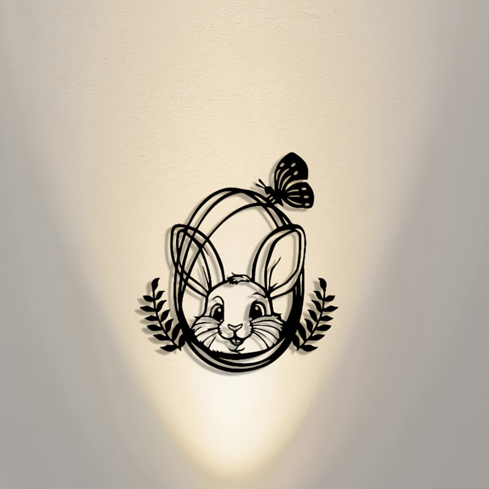 CIFBUY Metal Wall Art Bohemian - Art Craft Rabbit 评论和价格
