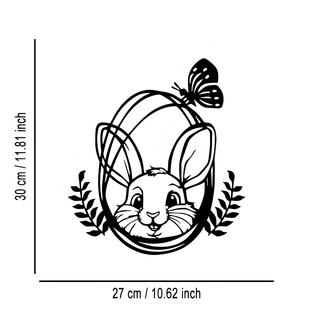 CIFBUY Metal Wall Art Bohemian - Art Craft Rabbit 评论和价格