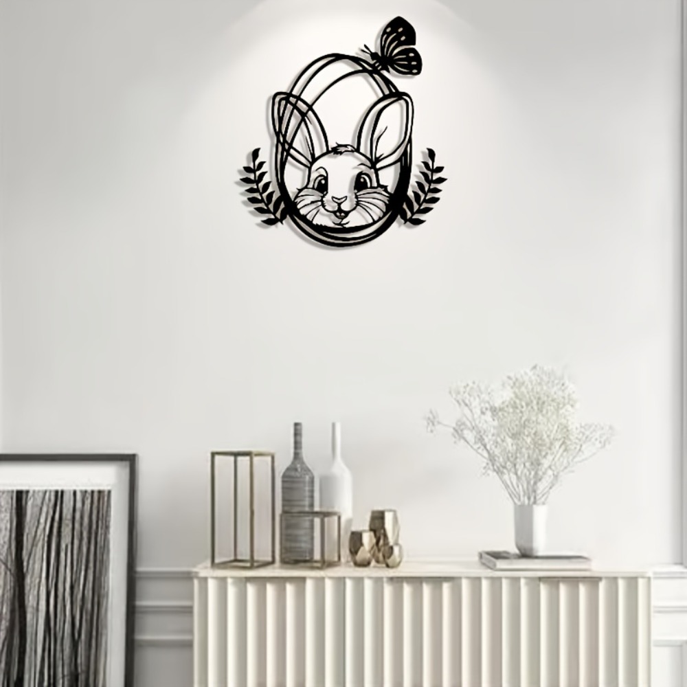 CIFBUY Metal Wall Art Bohemian - Art Craft Rabbit 评论和价格