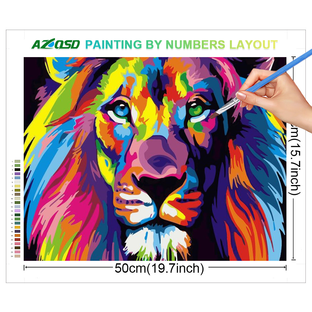 AZQSD Adult Paint By Numbers A - Art Craft Cat 评论和价格