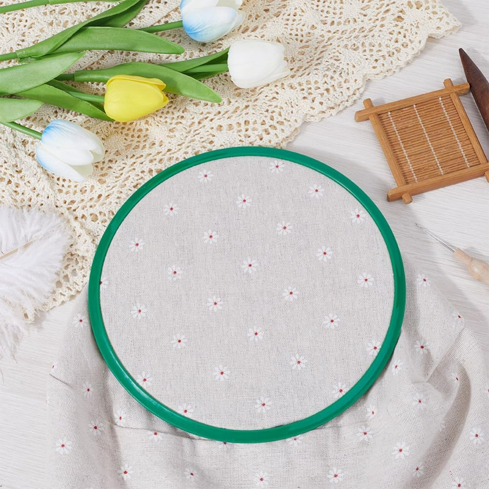 Metal Green Embroidery Hoops L - Embroidery Hoop Kit 评论和价格