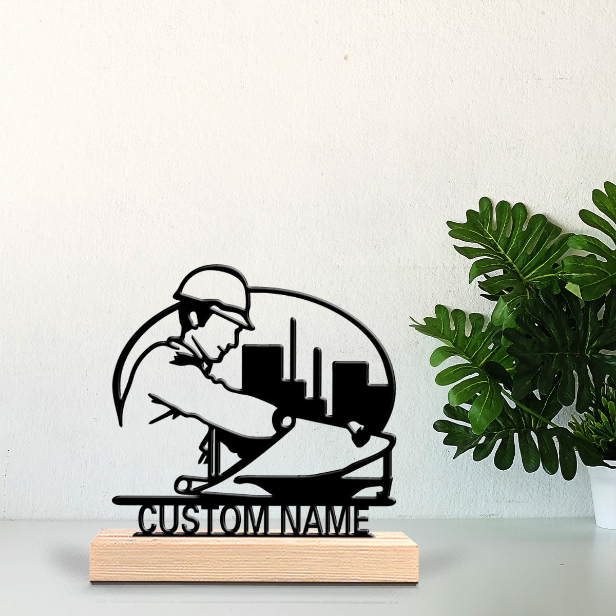1pc construction worker Custom - Art Craft Gifts 评论和价格