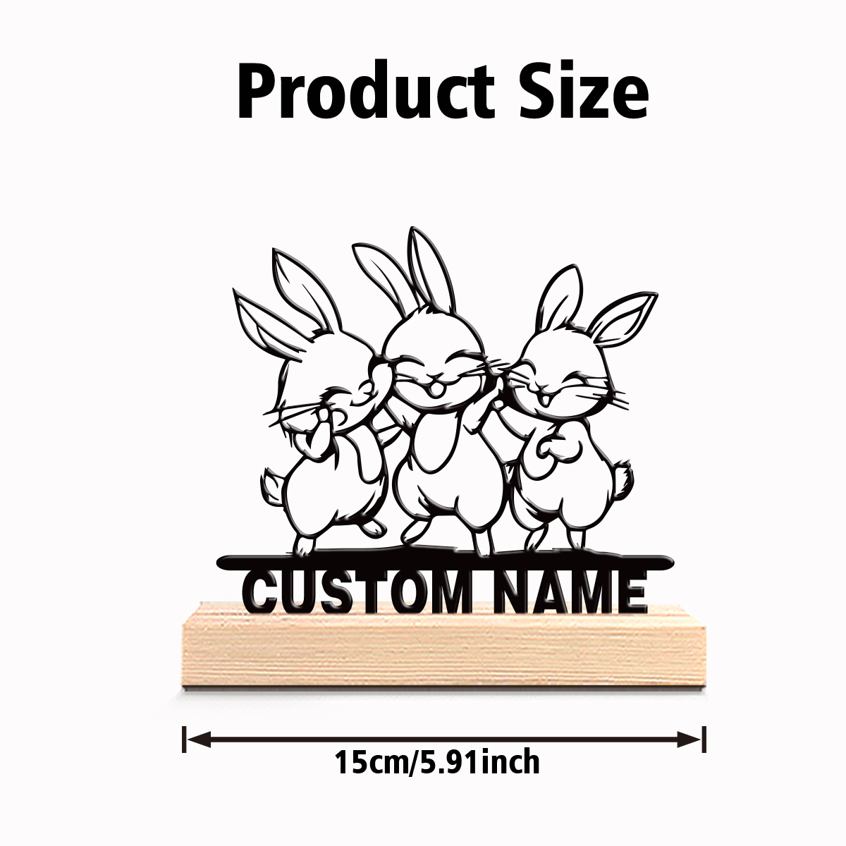 1pc Modern Rabbit Customized T - Art Craft Rabbit 评论和价格
