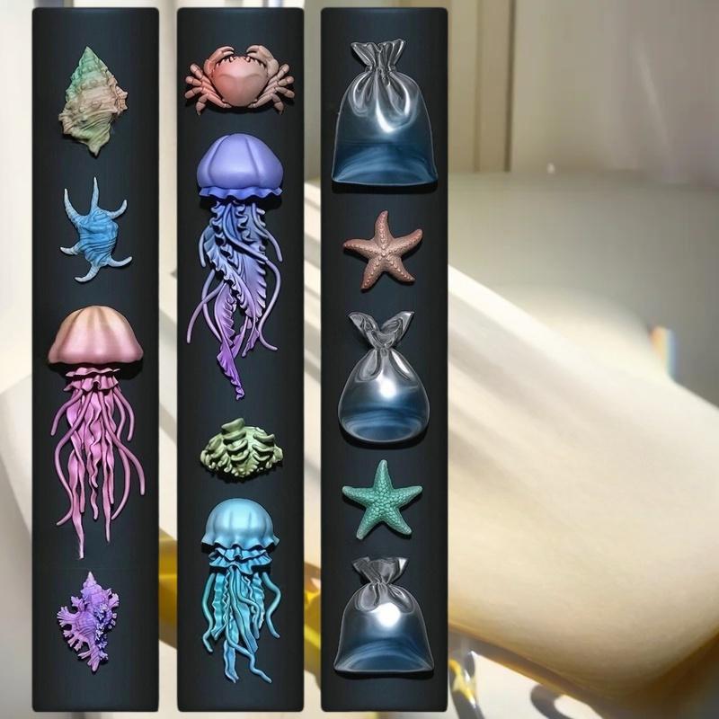 Manicure Mold For Nail Crafts; - Art Craft Jellyfish 评论和价格