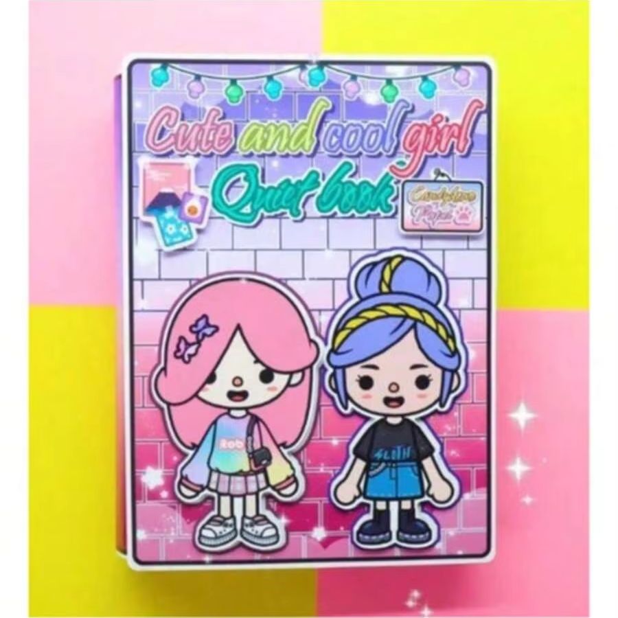 Paper Doll Theme DIY Sticker C - Art Craft For 3 Year Old 评论和价格
