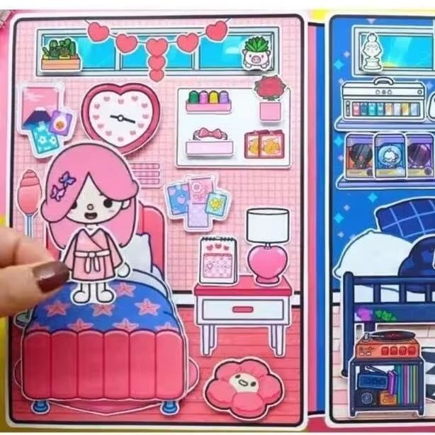 Paper Doll Theme DIY Sticker C - Art Craft For 3 Year Old 评论和价格