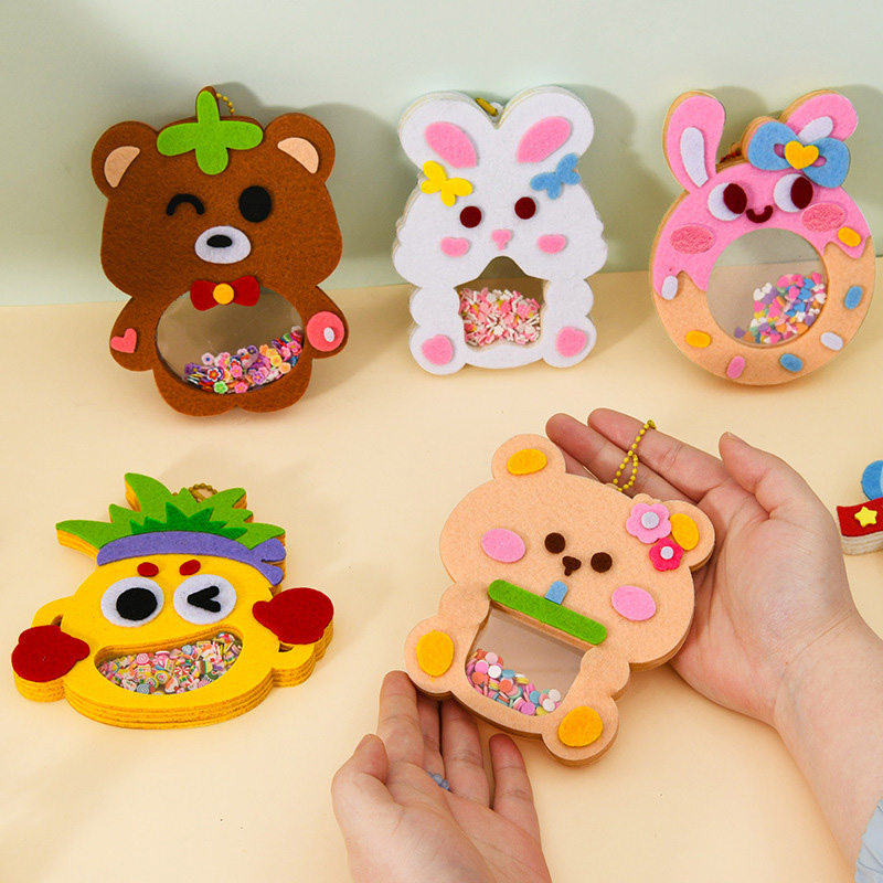 DIY Animal Shake Pendant Art C - Art Craft For 3 Year Old 评论和价格