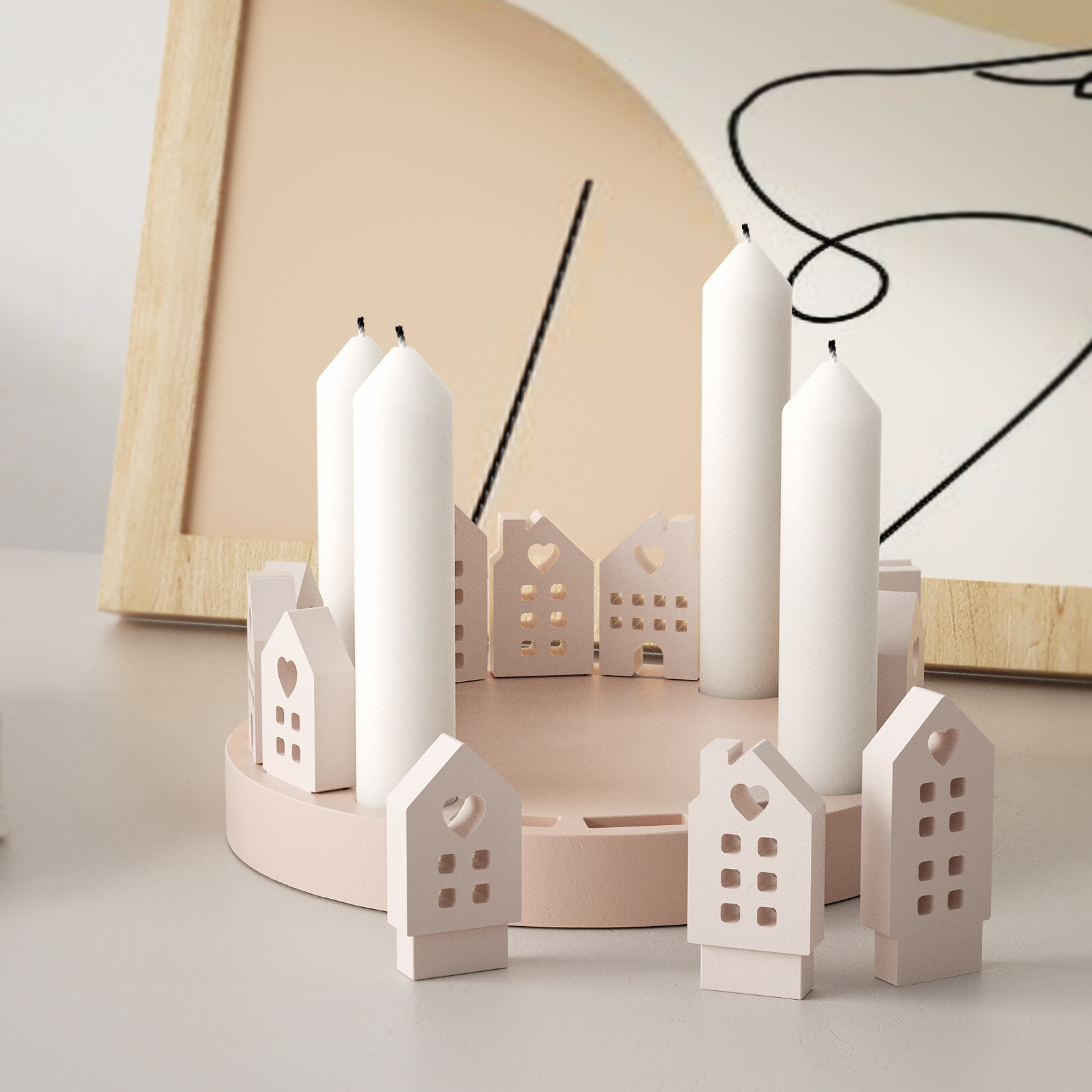 Hollow House Rabbit Candle Hol - Art Craft Rabbit 评论和价格