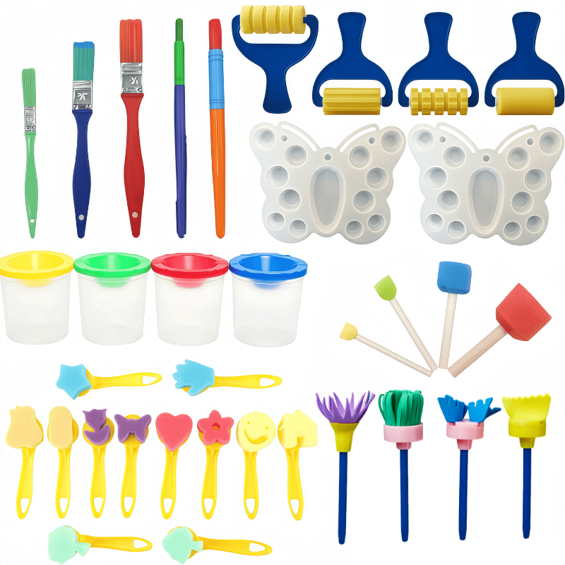 35Pcs Art Painting Kit for Beg - Art Craft Classes 评论和价格