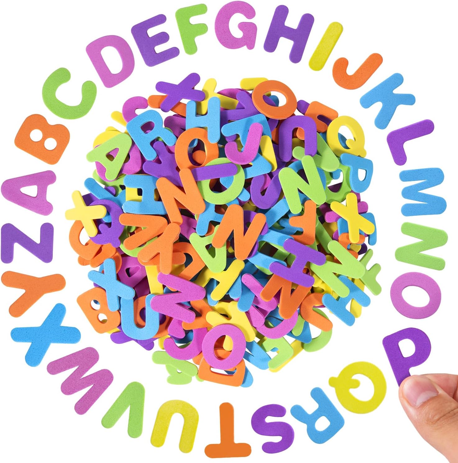 156-468pcs Foam Letter Sticker - Art Craft For 3 Year Old 评论和价格
