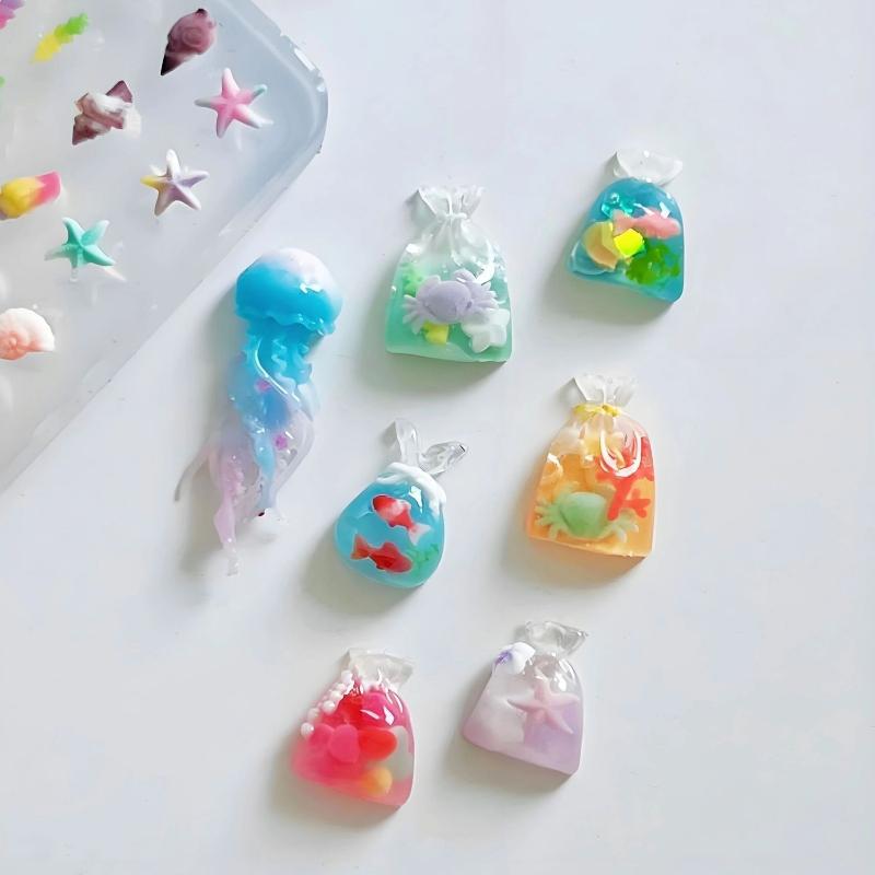 Manicure Mold For Nail Crafts; - Art Craft Jellyfish 评论和价格