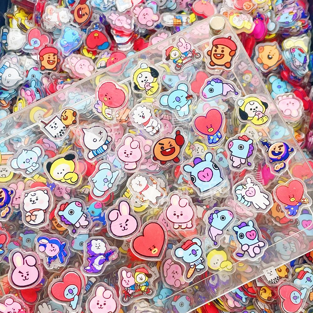 BT21 2cm exquisite acrylic she - Art Craft Market 评论和价格