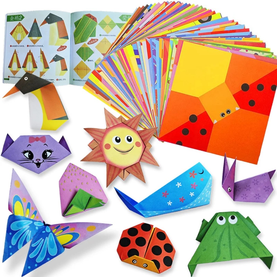 New Origami Kit 30 Sheets Orig - Art Craft For 3 Year Old 评论和价格