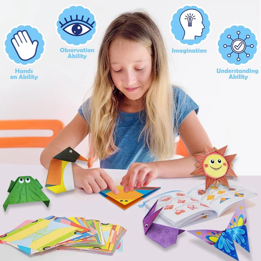 New Origami Kit 30 Sheets Orig - Art Craft For 3 Year Old 评论和价格