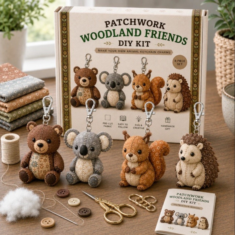 Pre-cut Fabric 3D Felt Sewing  - Art Craft Cat 评论和价格