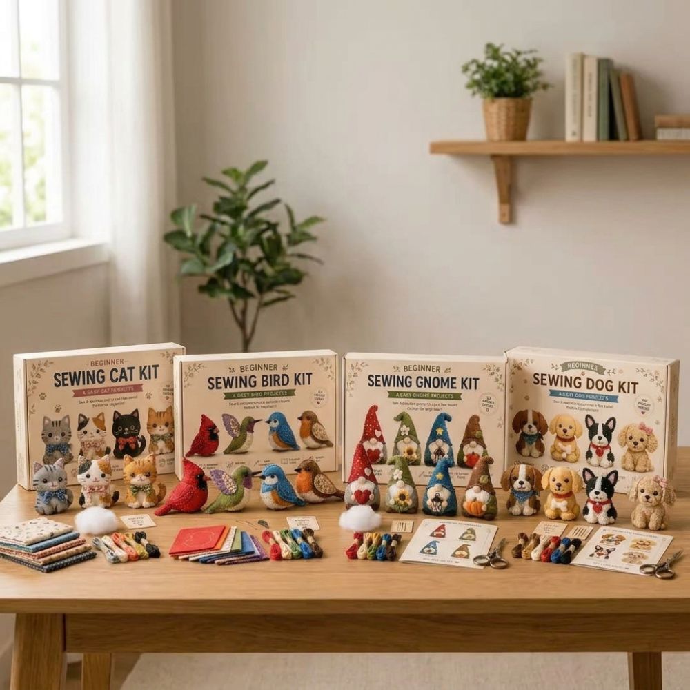 Pre-cut Fabric 3D Felt Sewing  - Art Craft Cat 评论和价格