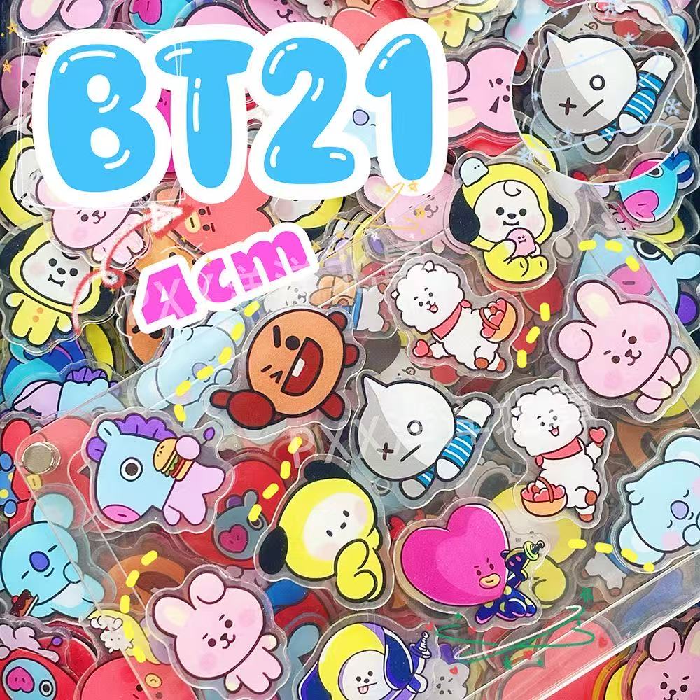 100pcs BT21 BTS Single-Layer 1 - Art Craft Market 评论和价格