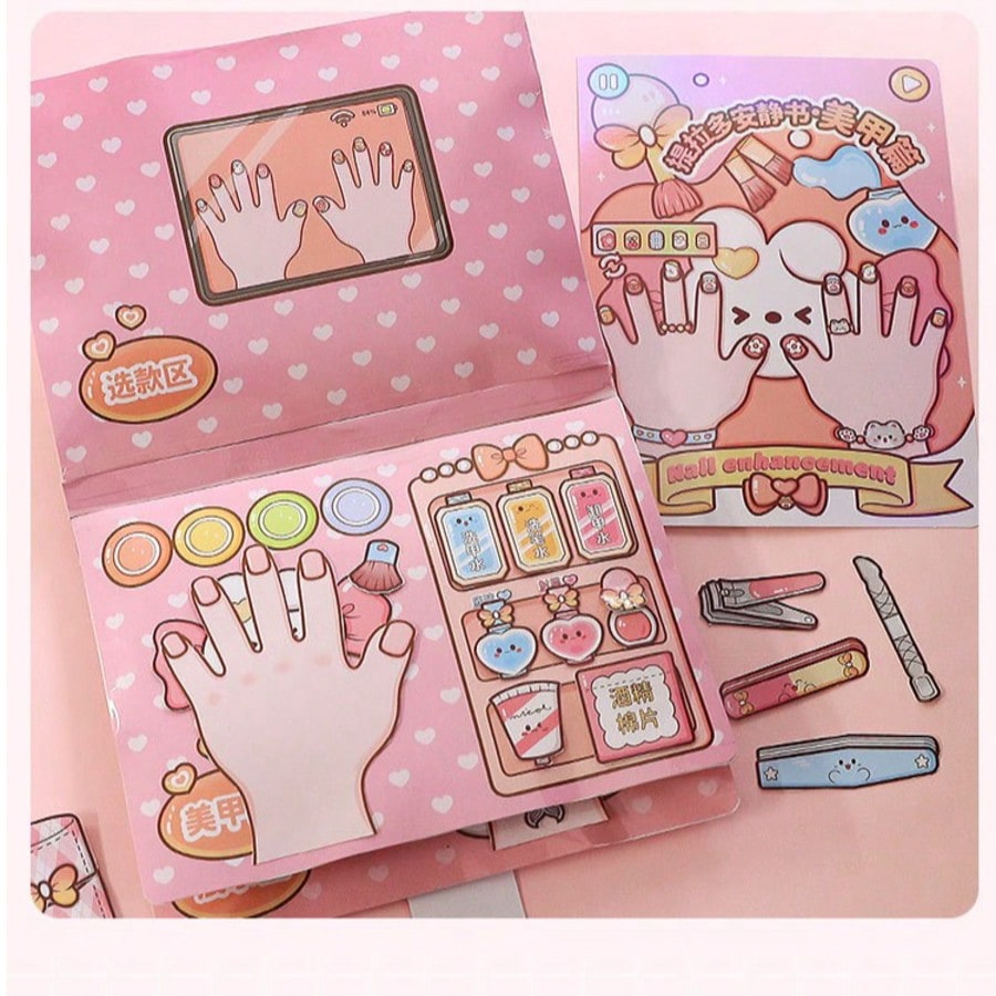 Pink Children DIY Nail Salon Q - Art Craft For 3 Year Old 评论和价格