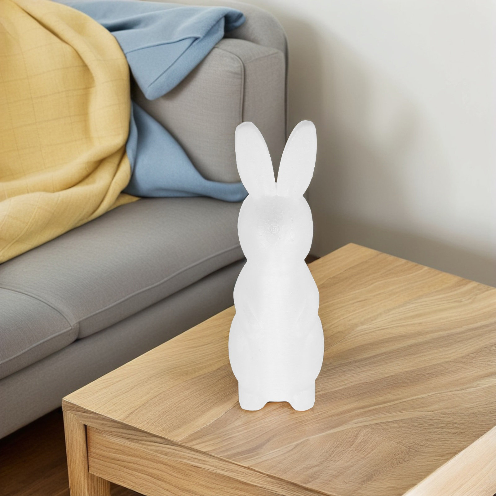 2Pcs Foam Rabbit Craft White D - Art Craft Rabbit 评论和价格