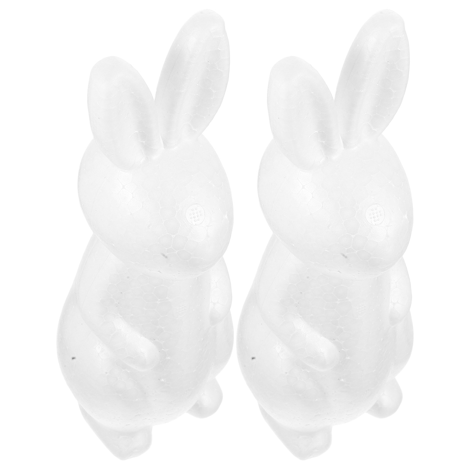 2Pcs Foam Rabbit Craft White D - Art Craft Rabbit 评论和价格