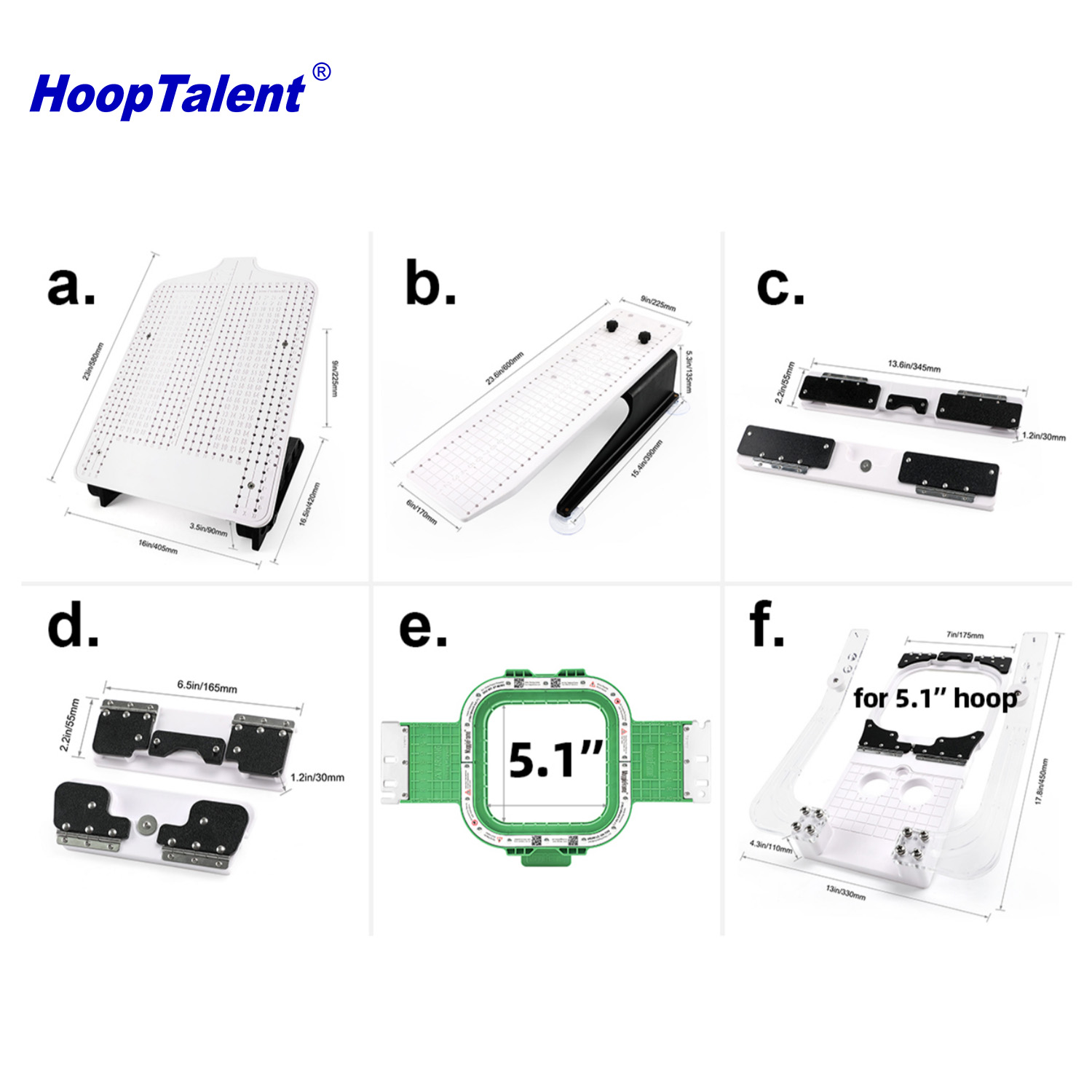 HoopTalent Hooping Station Kit - Embroidery Hoop Kit 评论和价格