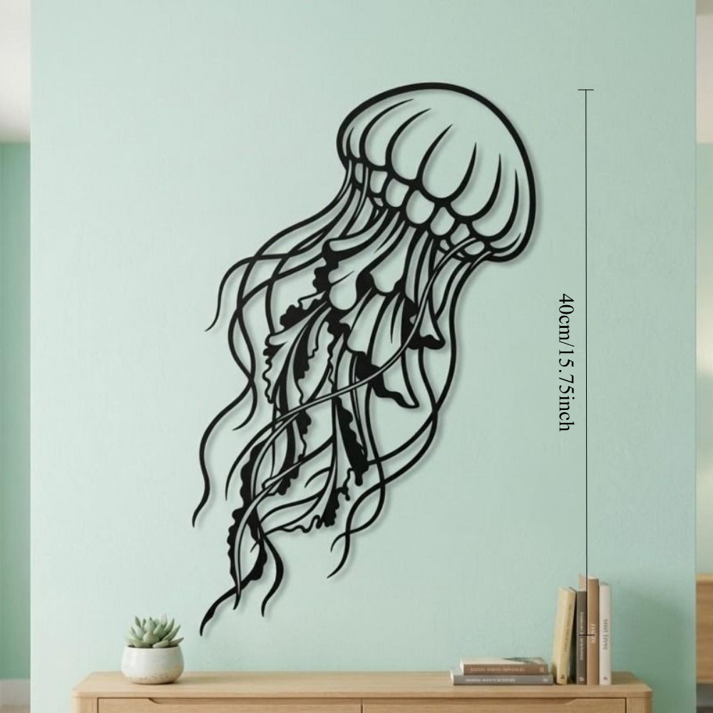 CIFBUY Metal Wall Art Jellyfis - Art Craft Jellyfish 评论和价格